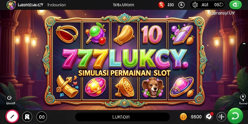 Screenshot gameplay 777LUKCY yang menampilkan keseruan bermain slot.