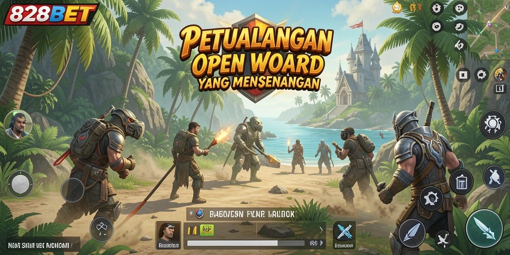 Gameplay Open World 828BET yang menakjubkan dan interaktif.