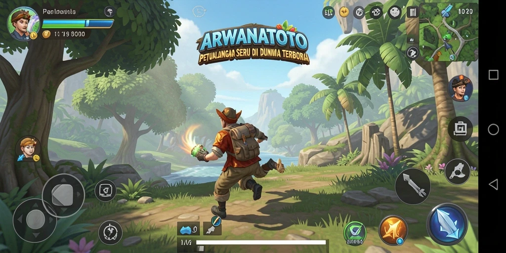 Gameplay ARWANATOTO yang menakjubkan di dunia terbuka.