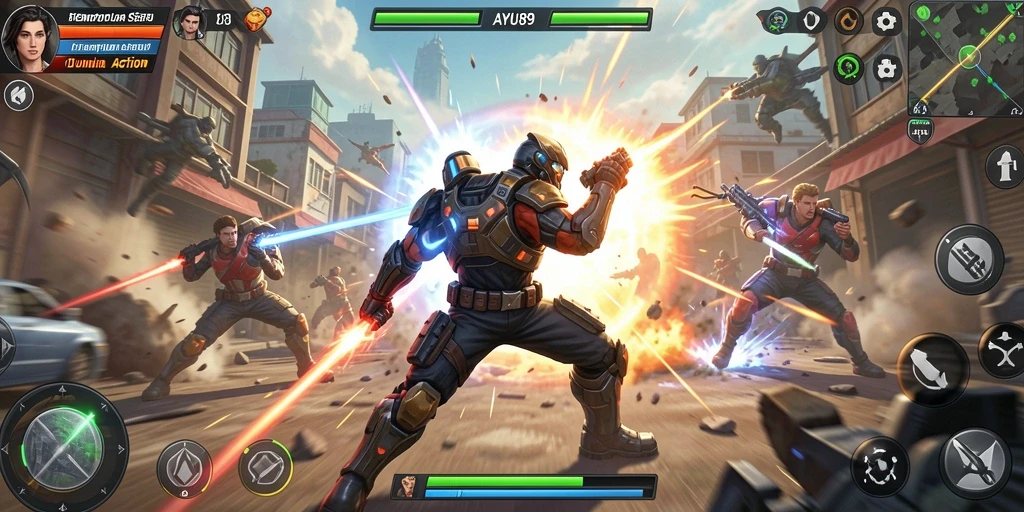 Tampilan gameplay AYU89 yang penuh aksi dan petualangan seru.