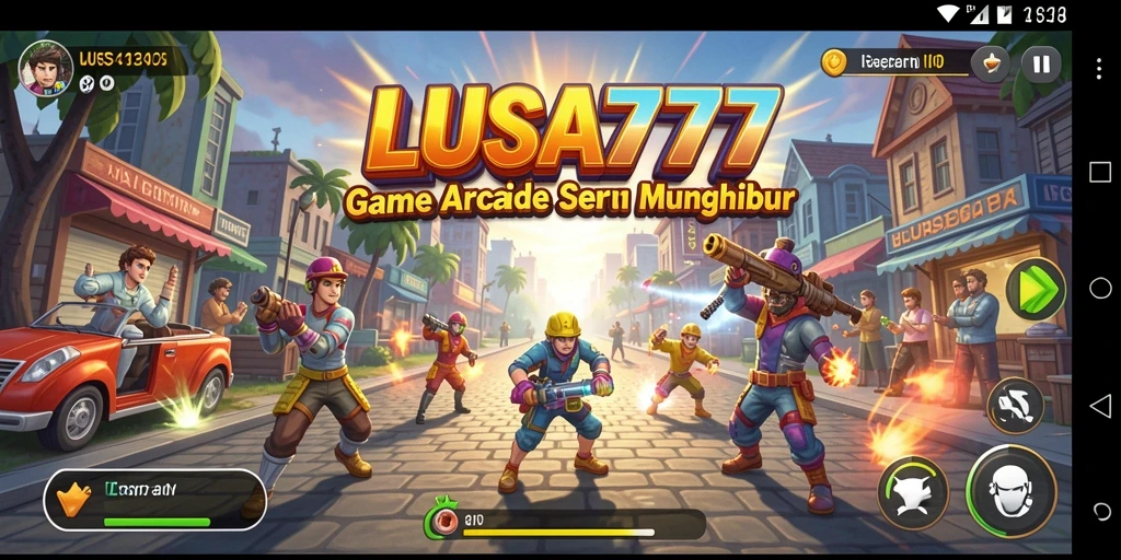 Tampilan gameplay seru dari LUSA777 dengan aksi menegangkan.