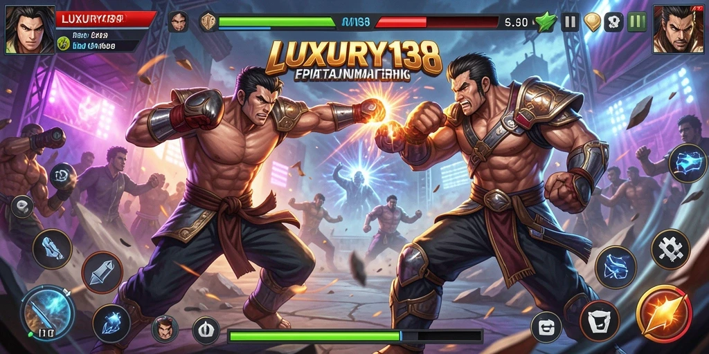 Gambaran gameplay seru dalam LUXURY138 yang memukau.