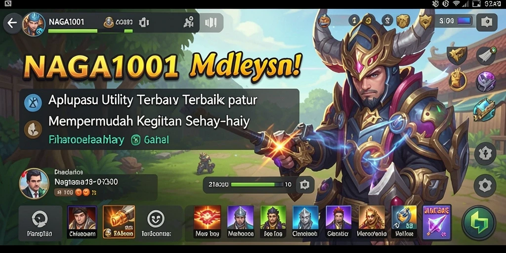Screenshot dari antarmuka NAGA1001 yang menunjukkan fitur-fitur Utility.