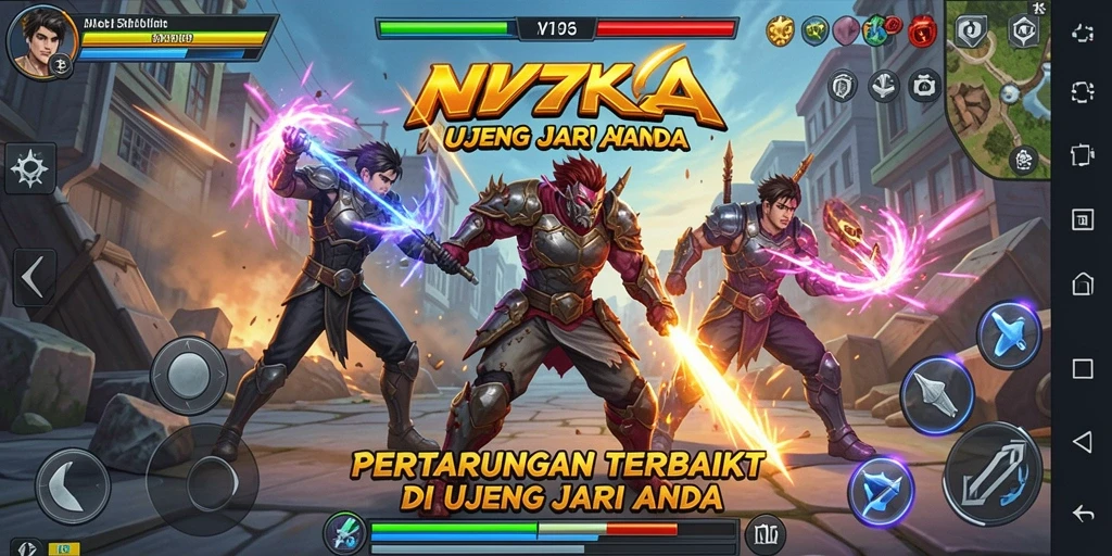 Gameplay NV77 yang mendebarkan dalam pertarungan Fighting.