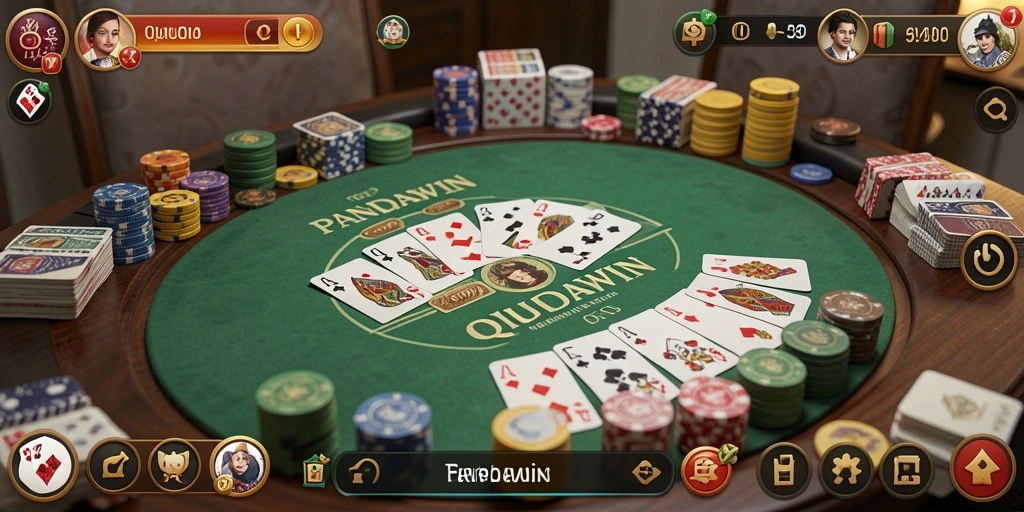 Screenshot gameplay QiuQiu dari PANDAWIN yang seru dan menantang.