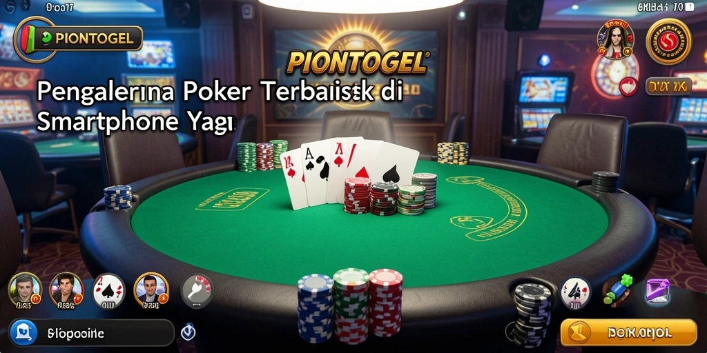 Tampilan gameplay Poker yang menarik di PIONTOGEL.
