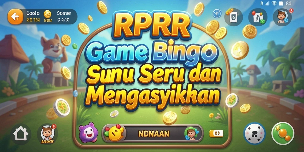Tampilan gameplay menarik dari RPRR dengan suasana bermain Bingo.
