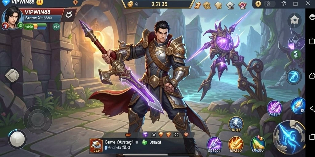 Tampilan menarik dari gameplay strategis VIPWIN88.